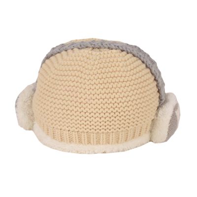 Tiekart kids beige  wollen cap