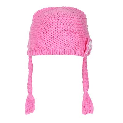 Pink Warm baby cap for winters - Just so cute