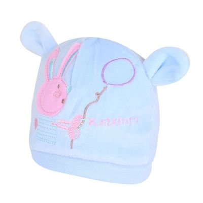 Blue Rabbit Design Warm baby cap for winters - Just so cute