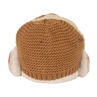 Tiekart kids brown  wollen cap