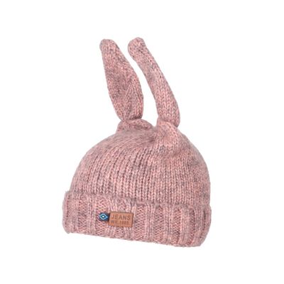 Pink Warm baby cap for winters - Just so cute