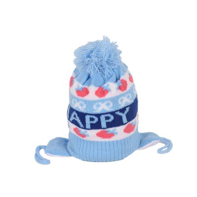 Tiekart kids blue woollen cap