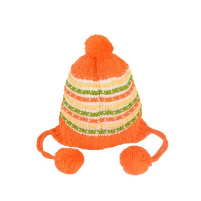 Tiekart kids multi striped wollen cap