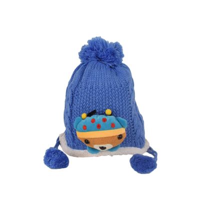 Tiekart kids blue woollen cap