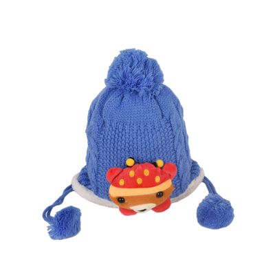 Tiekart kids blue woollen cap