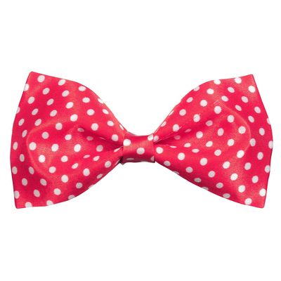 Tiekart cool combos red dotted  bow tie+pocket square