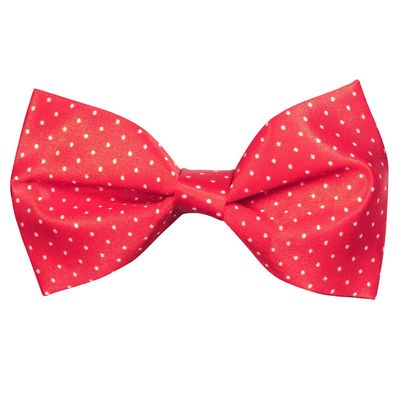 Tiekart cool combos red dotted  bow tie+pocket square