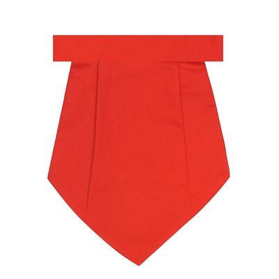 Tiekart cool combos red plain solids  cravat+pocket square