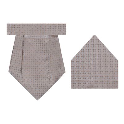 Tiekart cool combos grey paisley  cravat+pocket square