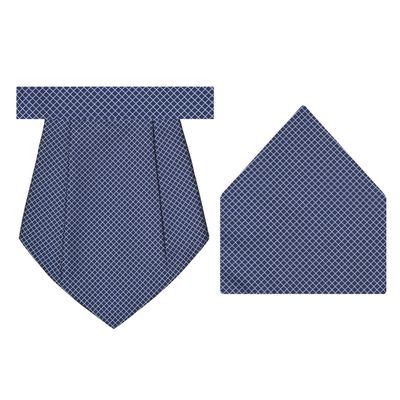 Tiekart cool combos blue cravat+pocket square