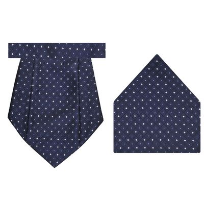 Tiekart cool combos blue cravat+pocket square