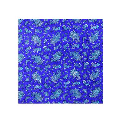 Tiekart cool combos blue paisely silk cravat+pocket square