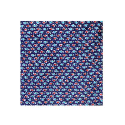 Tiekart cool combos blue paisely silk cravat+pocket square