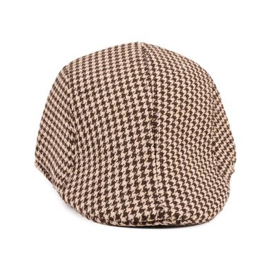 Tiekart men brown winter golf cap