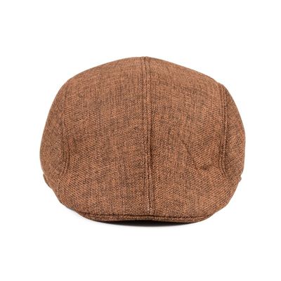 Tiekart men brown winter golf cap