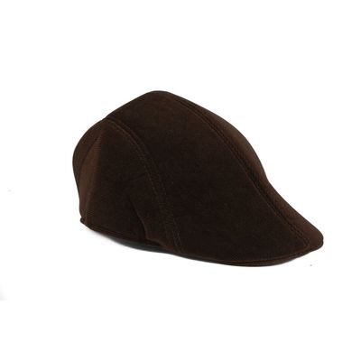 Tiekart men brown winter golf cap