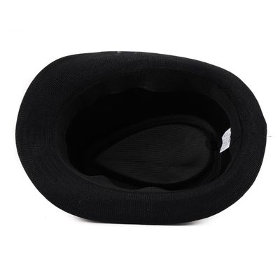 Tiekart men black spiral hat