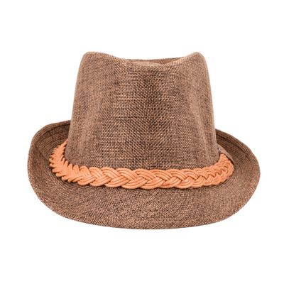 Tiekart men brown spiral  hat