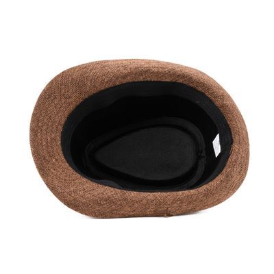 Tiekart men brown spiral  hat