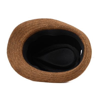 Tiekart men brown spiral  hat