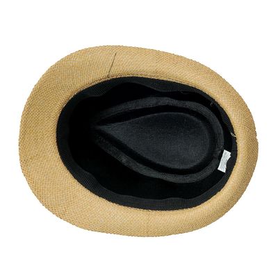 Tiekart brown checkered men classy hat