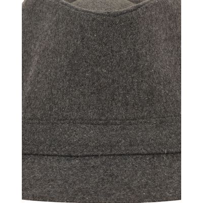 Tiekart men grey plain solids hat