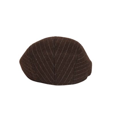 Tiekart men brown woollen winter golf cap