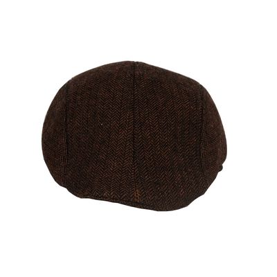 Tiekart men brown woollen winter golf cap