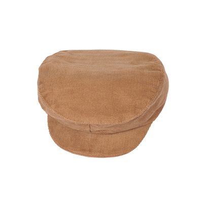 Tiekart men brown corduroy golf cap