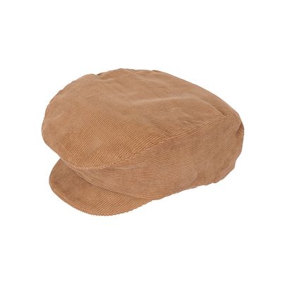 Tiekart men brown corduroy golf cap