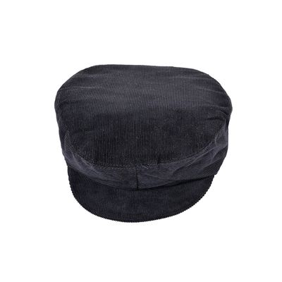 Tiekart men black corduroy golf cap