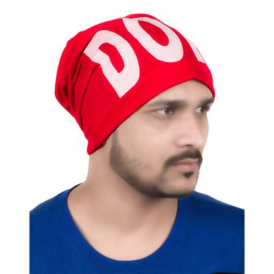 Tiekart men red beanie winter cap