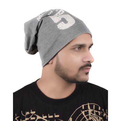 Tiekart men grey beanie winter cap