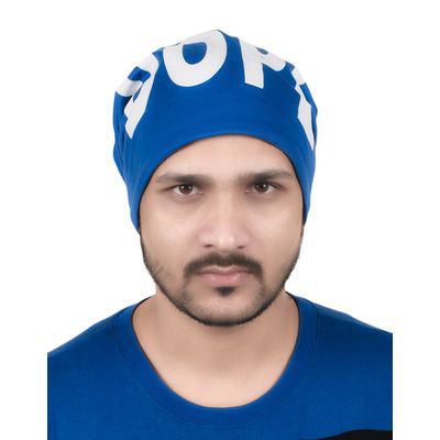 Tiekart men blue   beanie winter cap