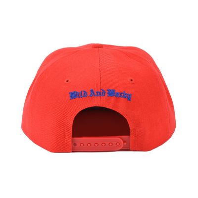 Tiekart men red & blue snapback caps