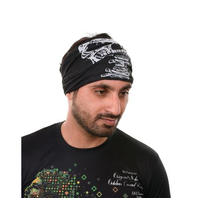 Tiekart men black bandana