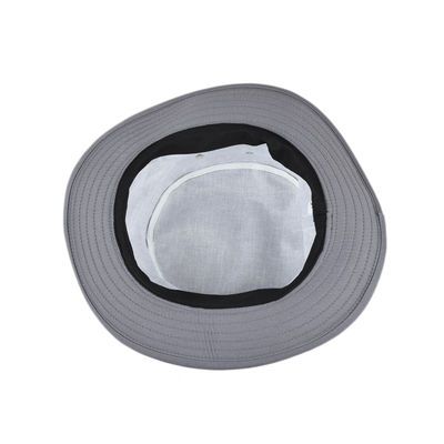 Tiekart men grey plain solids  floppy hat