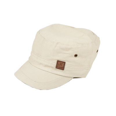 Tiekart men white plain solids  winter caps