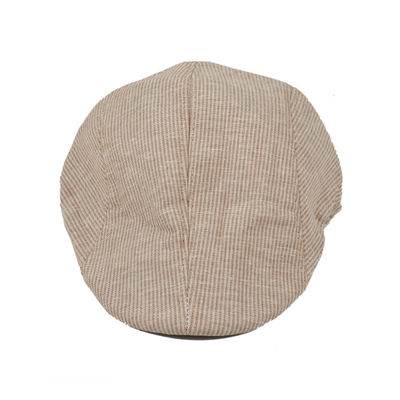 Tiekart men brown striped  winter golf cap