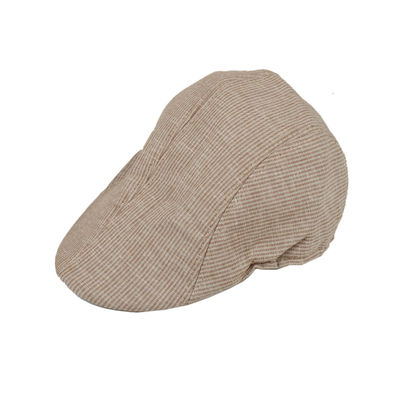 Tiekart men brown striped  winter golf cap