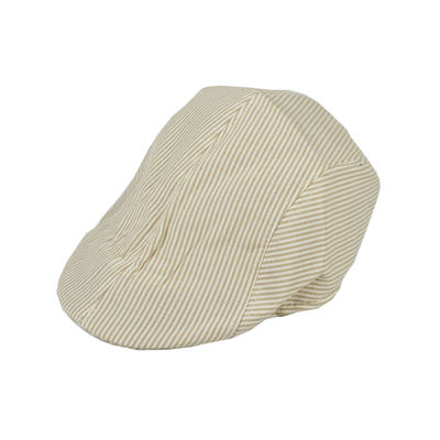 Tiekart men brown striped  winter golf cap