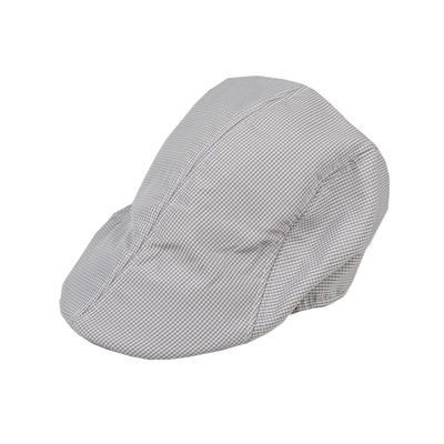 Tiekart men grey checked winter golf cap