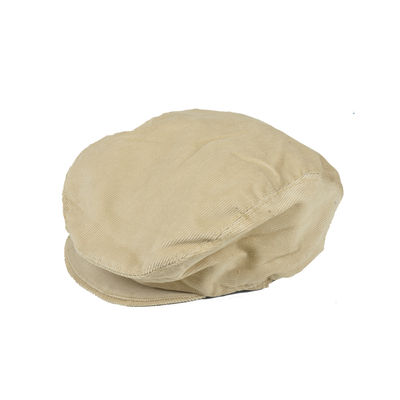 Tiekart men cream plain solids  winter golf cap