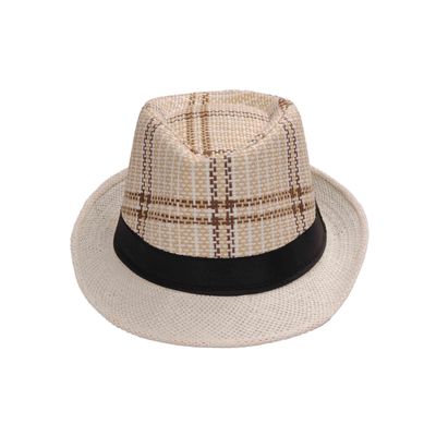 Cream Cotton Hats for Men