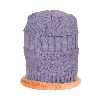 Blue Woollen Warm Winter Caps for Men