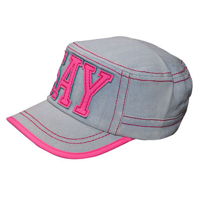 Blue and Pink Denim Trendy Caps for Men and Women