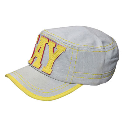 Blue and Yellow Denim Trendy Caps for Men and Women