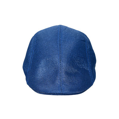 Blue Plain Solid Classic Cotton Golf Cap for Men