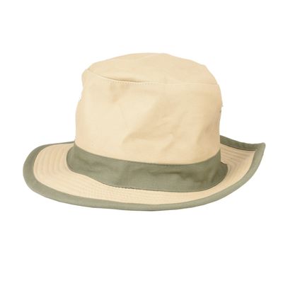 Tiekart men beige plain solids  floppy hat