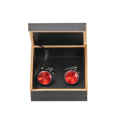 Exquisite Red Stylish Cufflinks for Men In Gift Box